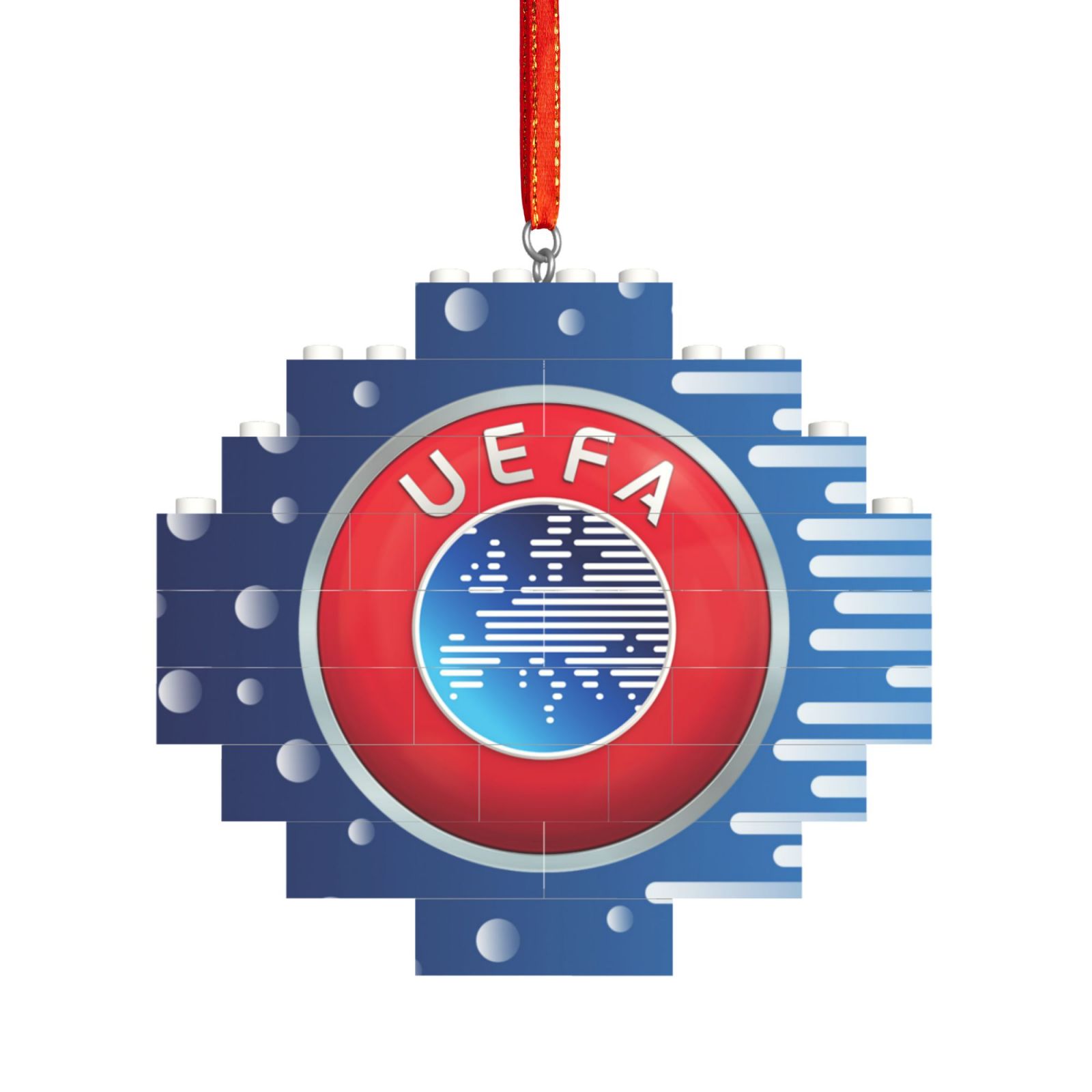 UEFA Building Block Puzzle Ornament BBP2097 - Soccerfana
