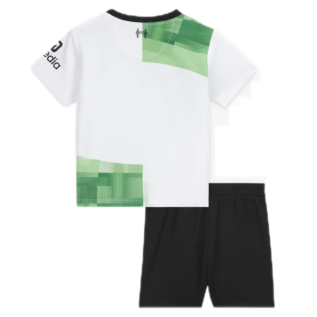 Kid's Liverpool Away Jersey+Shorts 23/24 - Soccerfana