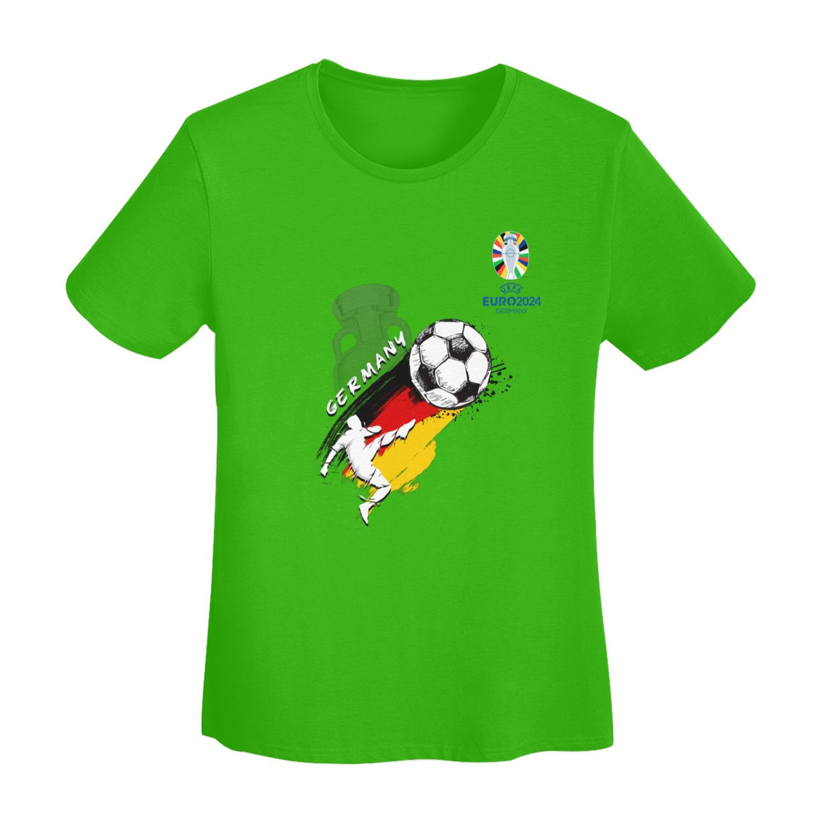 Women's Germany EURO 2024 Basic Short Sleeve T-Shirt WBT1680 - Soccerfana