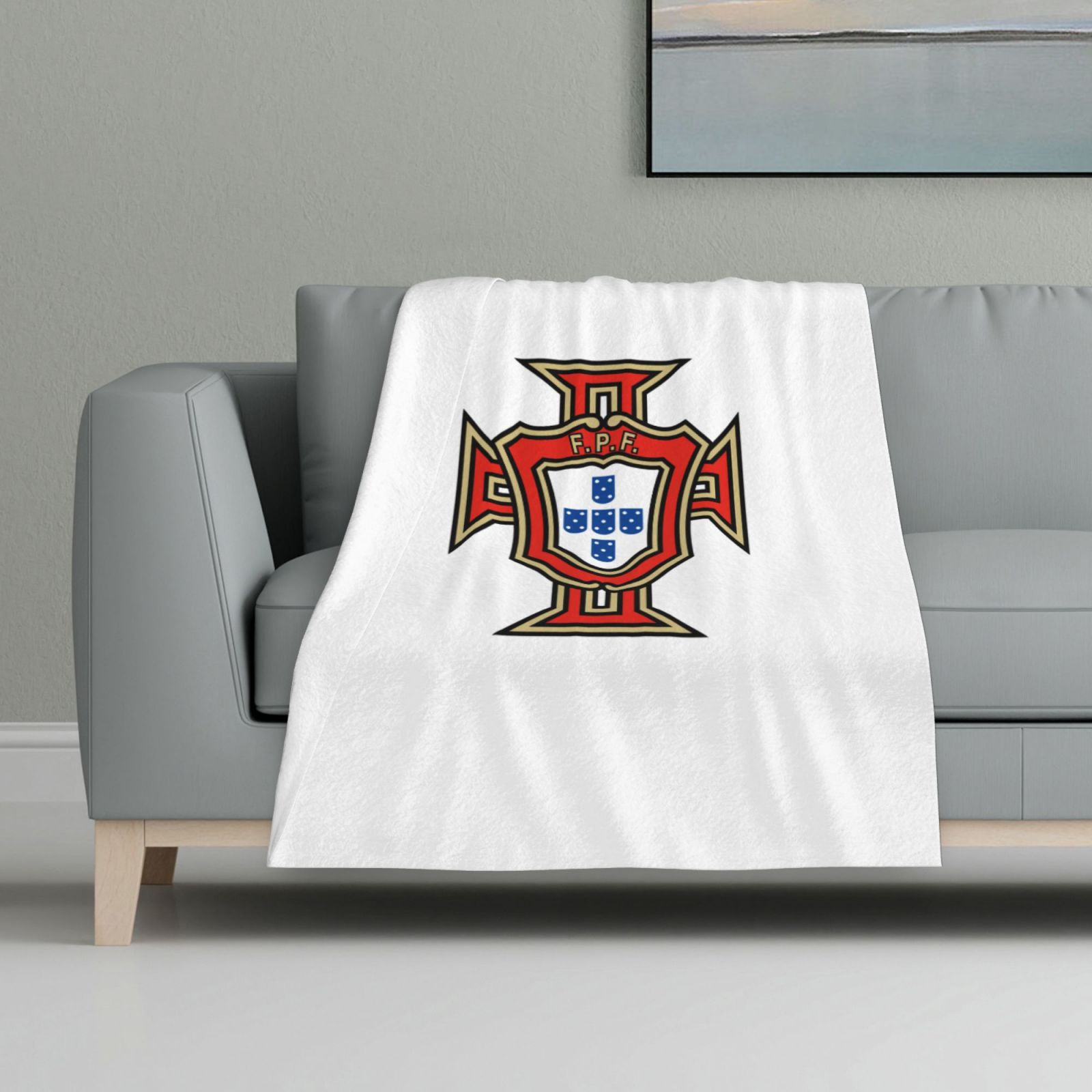 Portugal Flannel Blanket FLB1546 - Soccerfana