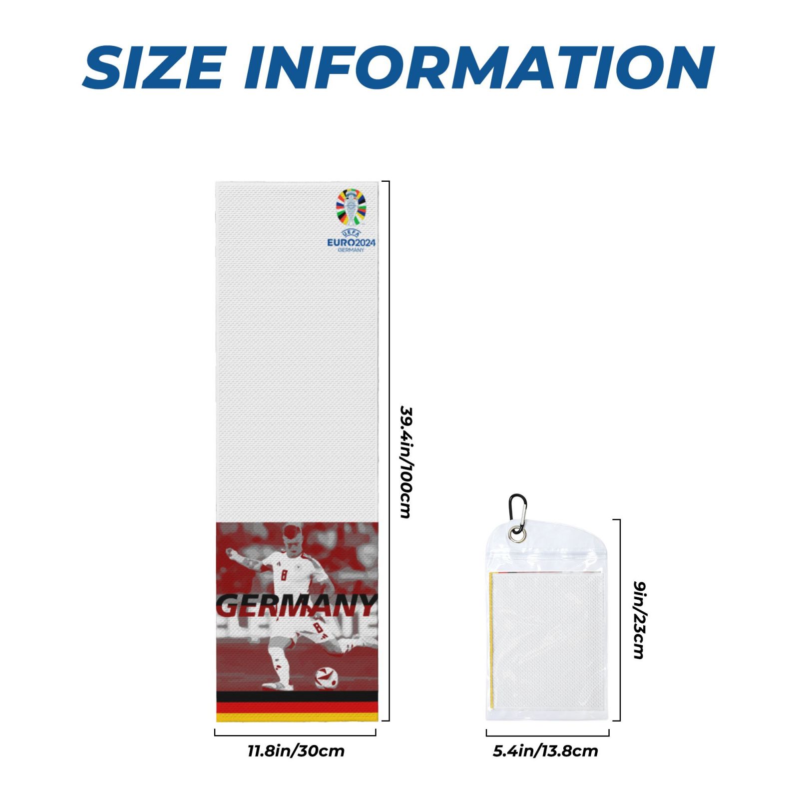 Germany EURO 2024 Cold Exercise Towel CET1707 - Soccerfana