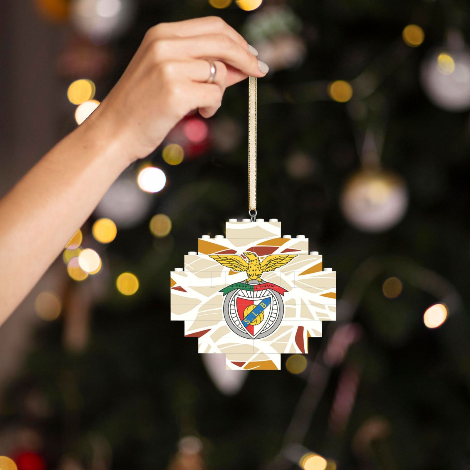 Benfica Building Block Puzzle Ornament BBP2109 - Soccerfana