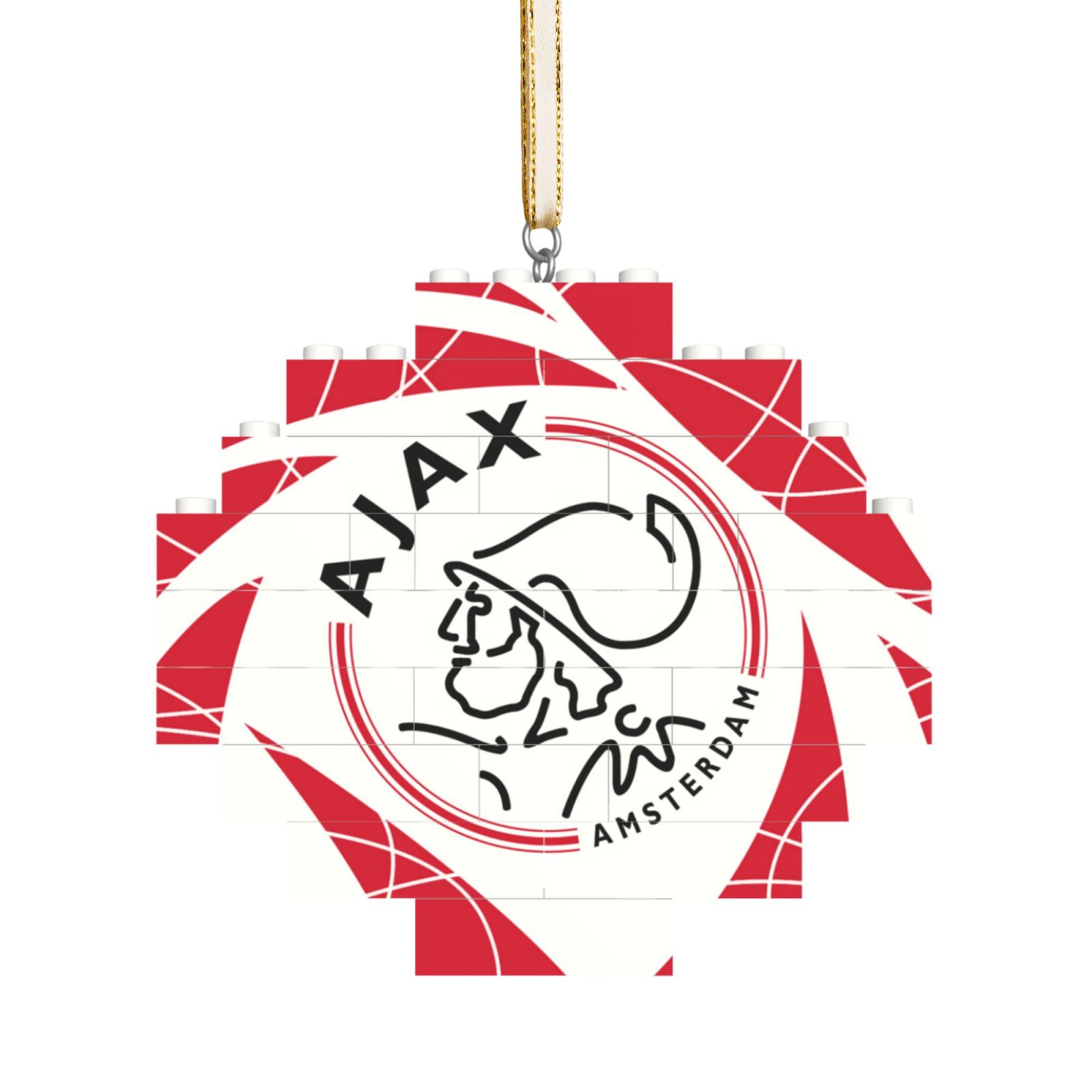 AJAX Building Block Puzzle Ornament BBP2179 - Soccerfana
