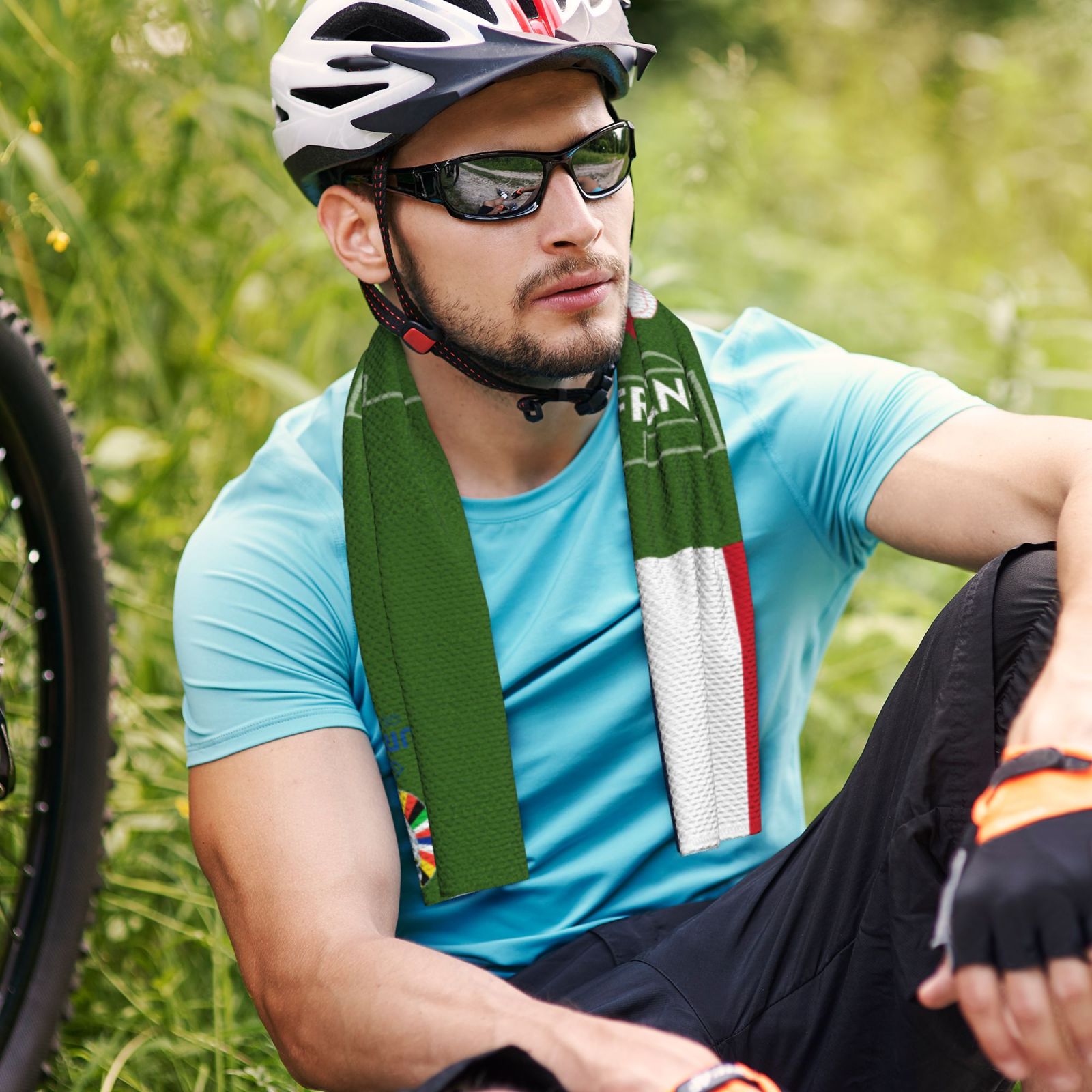 France EURO 2024 Cold Exercise Towel CET1708 - Soccerfana