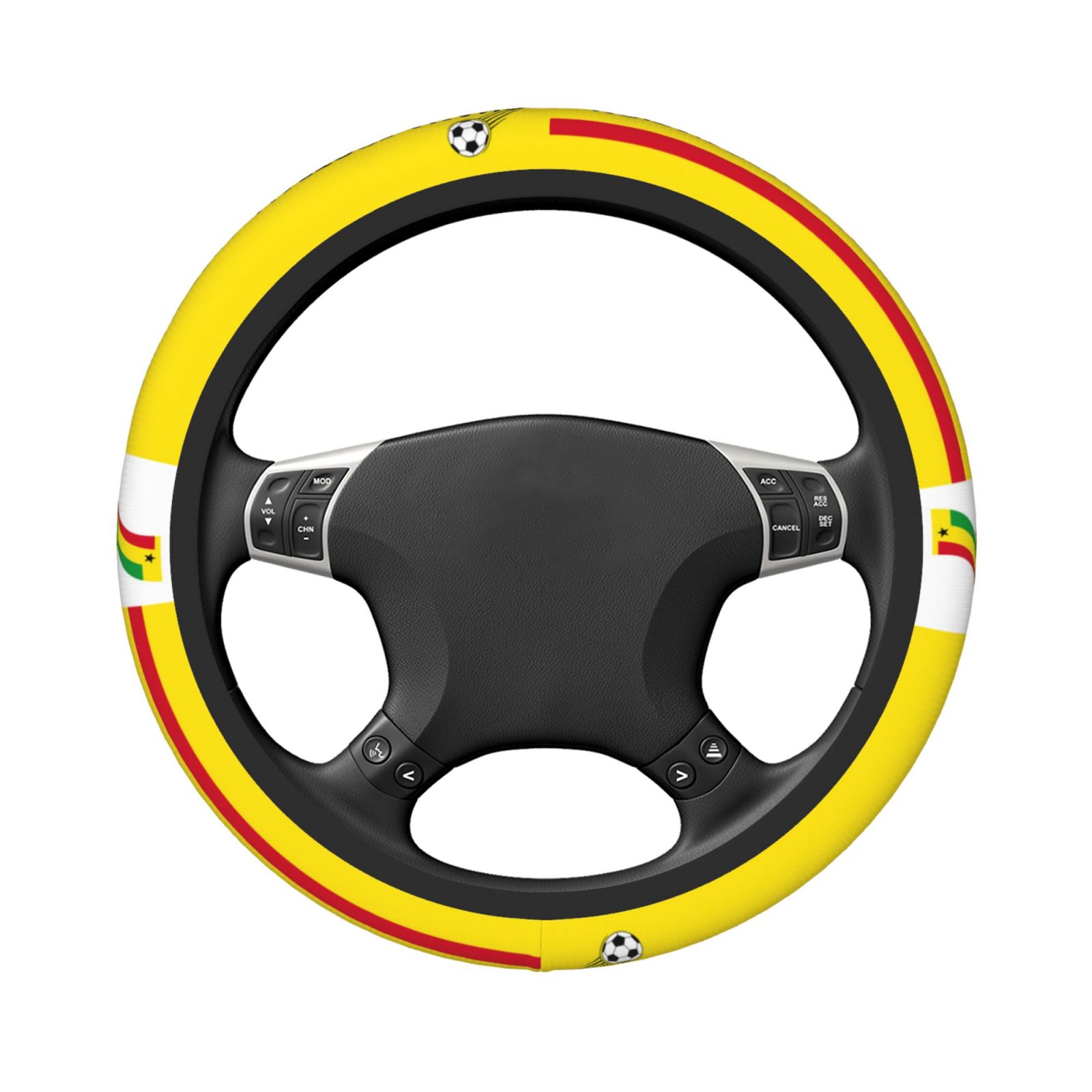 Ghana Steering Wheel Cover ESW2397 - Soccerfana