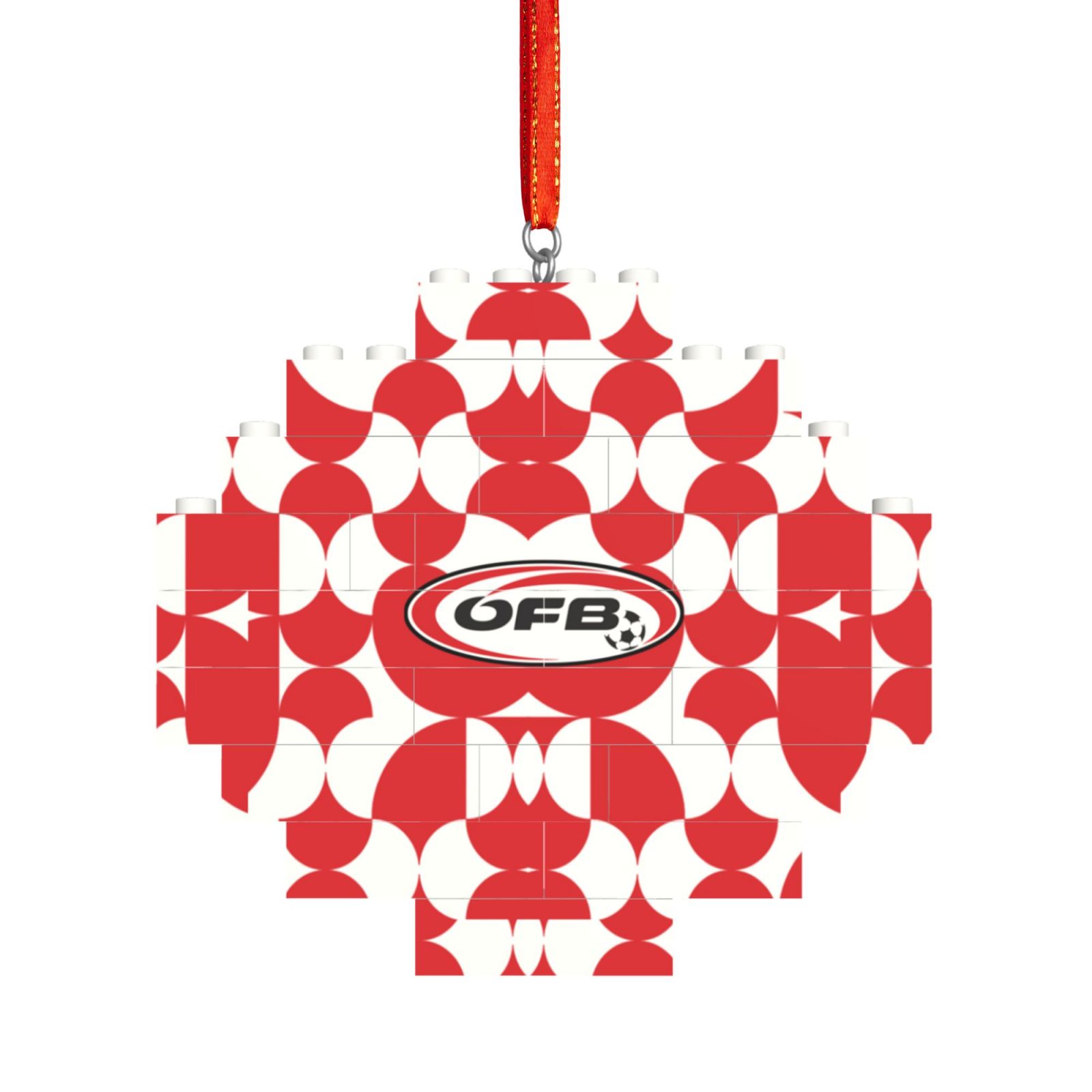 Austria Building Block Puzzle Ornament BBP2000 - Soccerfana