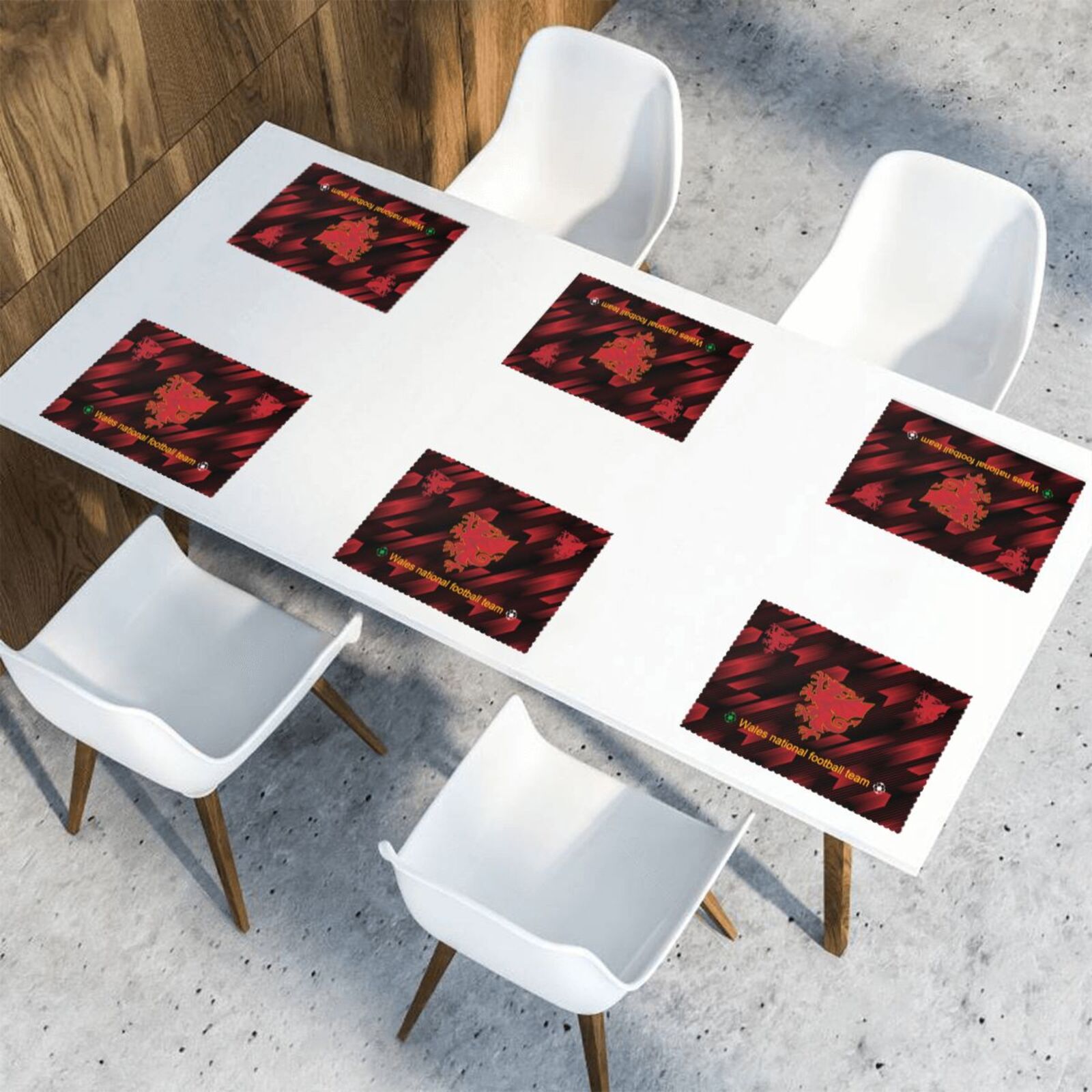 Wales Placemat Set Of 6 PFD2310 - Soccerfana