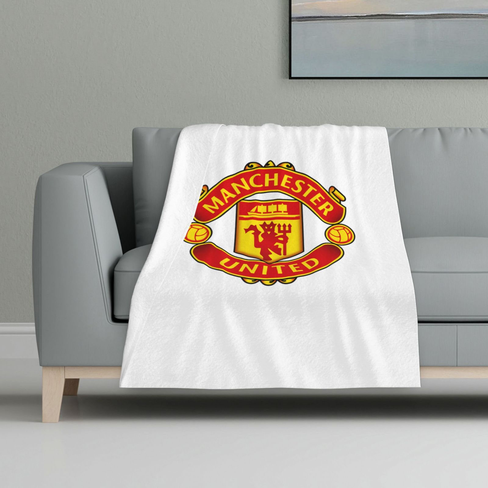 Manchester United Flannel Blanket FLB1595 - Soccerfana