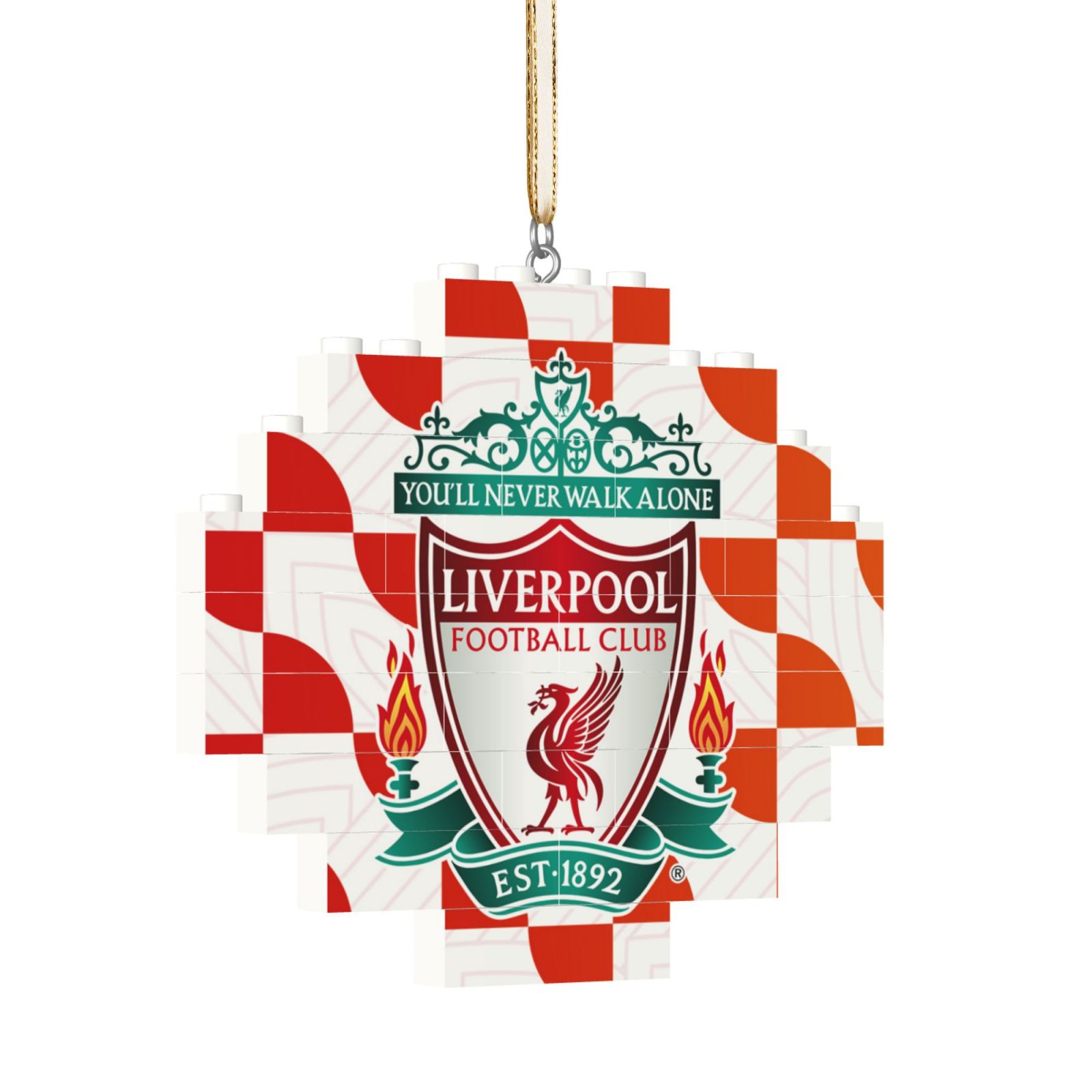 Liverpool Building Block Puzzle Ornament BBP2101 - Soccerfana