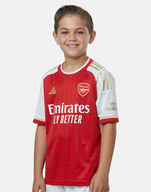 Kid's Arsenal Home Jersey+Shorts 23/24 - Soccerfana