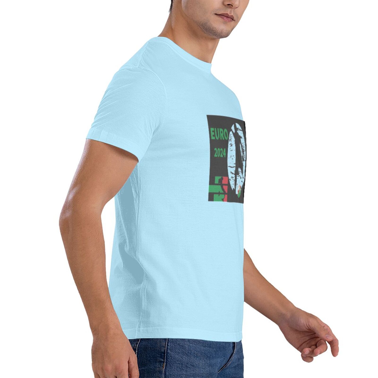 Men's Italy EURO 2024 Basic Short Sleeve T-Shirt BST1751 - Soccerfana