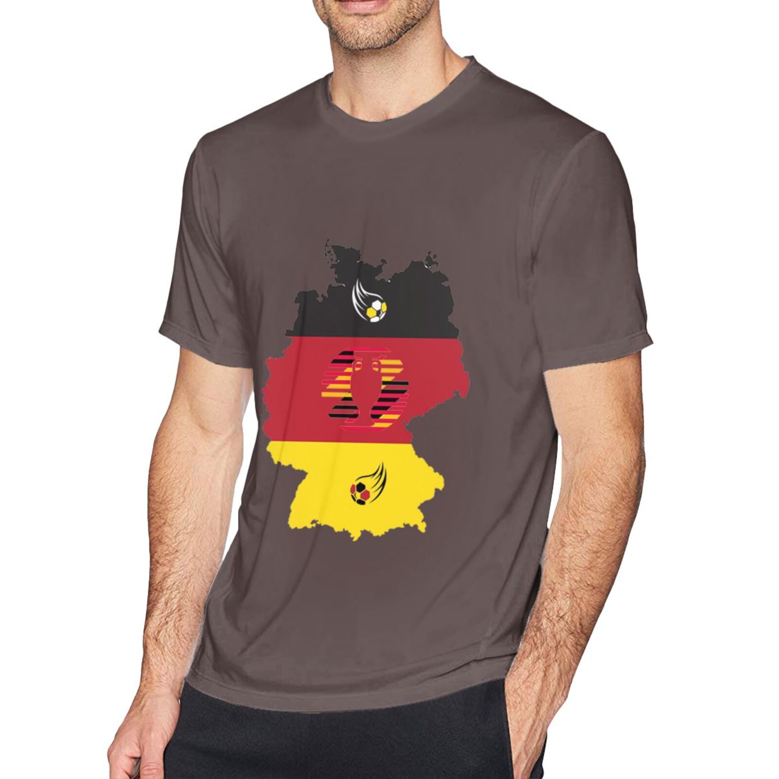 Men's Germany EURO 2024 Basic Short Sleeve T-Shirt BST1770 - Soccerfana
