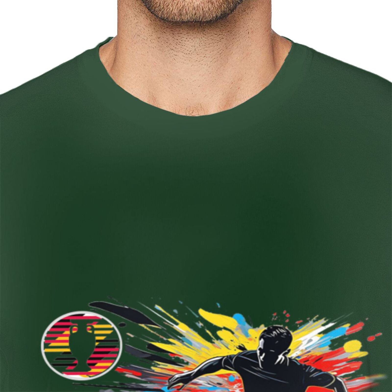 Men's Germany EURO 2024 Basic Short Sleeve T-Shirt BST1748 - Soccerfana