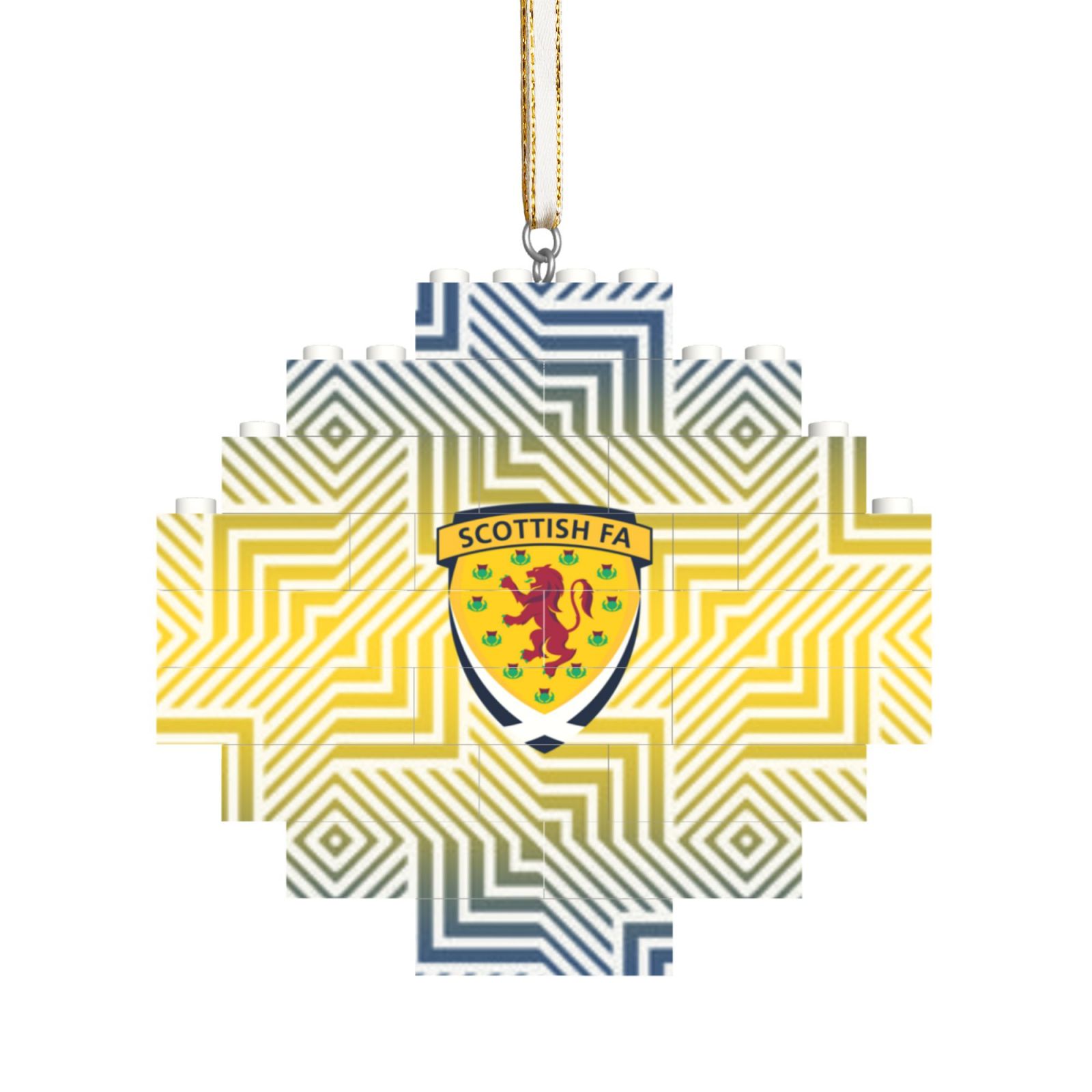 Scotland Building Block Puzzle Ornament BBP1983 - Soccerfana