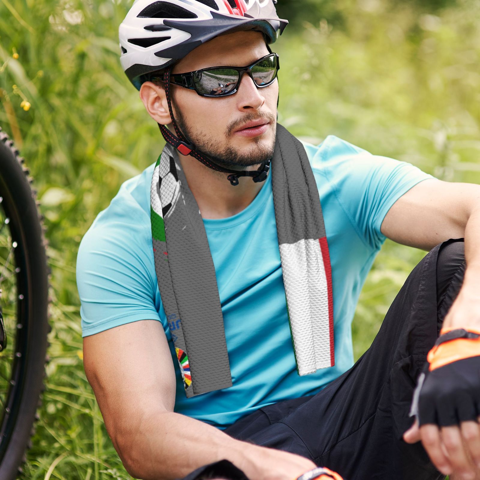 Italy EURO 2024 Cold Exercise Towel CET1689 - Soccerfana