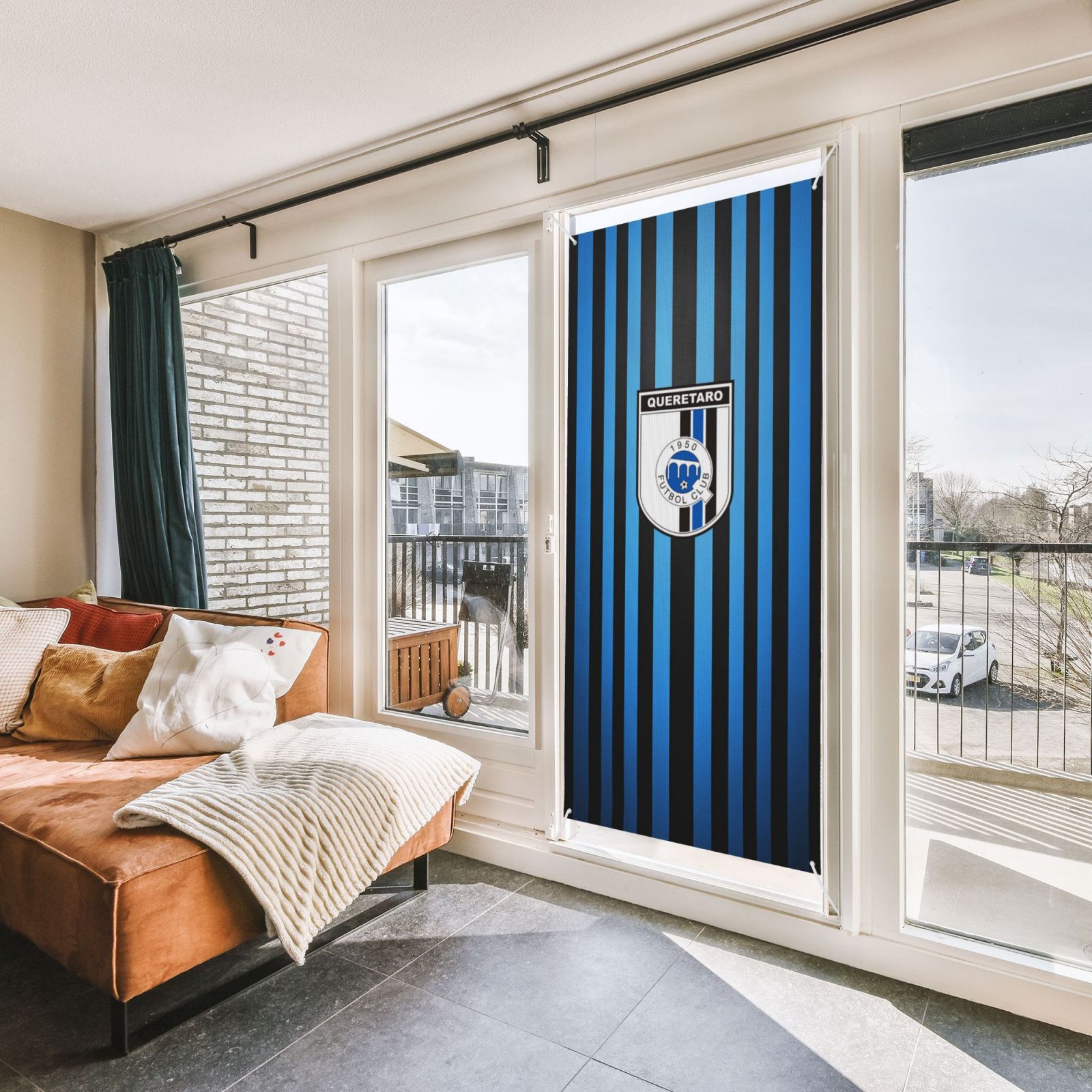 Queretaro Door Cover Decorated Banner DCB2815 - Soccerfana