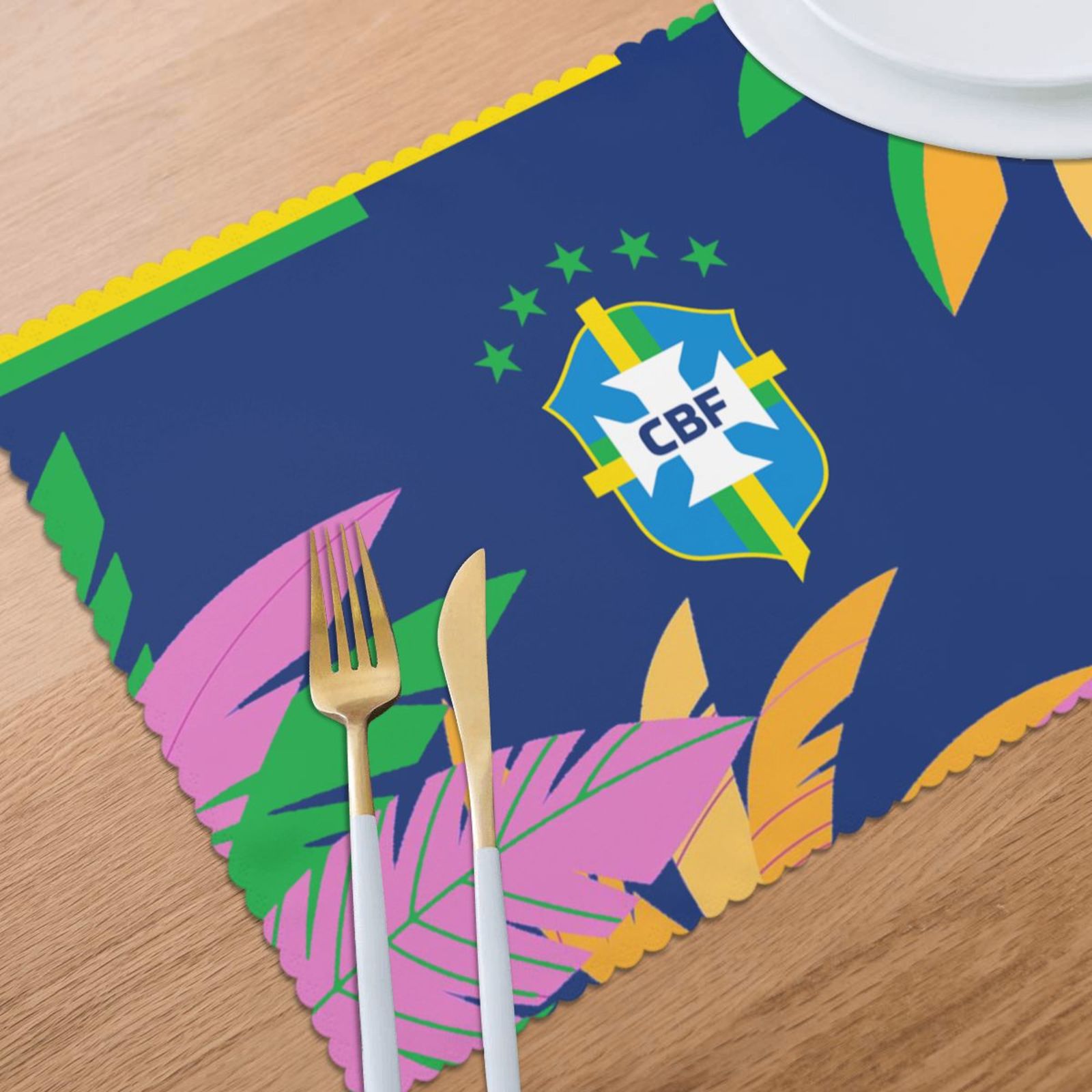 Brazil Placemat Set Of 6 PFD2299 - Soccerfana