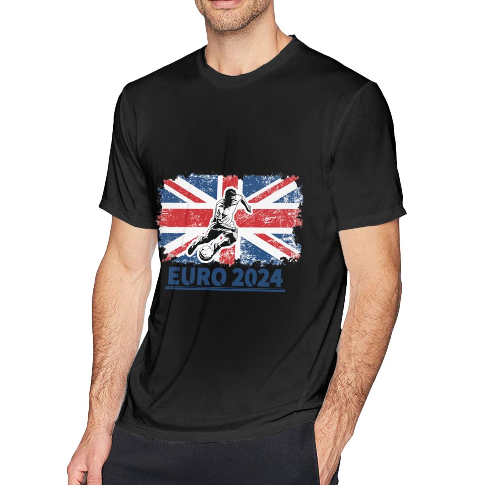 Men's England EURO 2024 Basic Short Sleeve T-Shirt BST1750 - Soccerfana