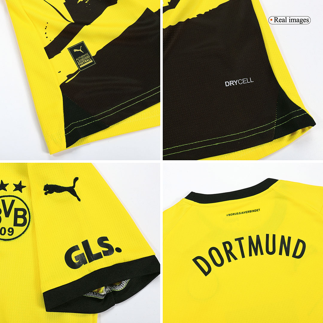 Kid's Borussia Dortmund Home Jersey+Shorts 23/24 - Soccerfana