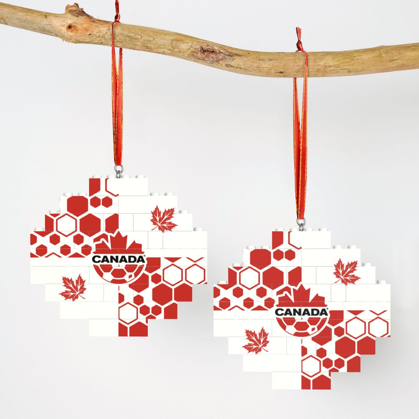 Canada Building Block Puzzle Ornament BBP2030 - Soccerfana