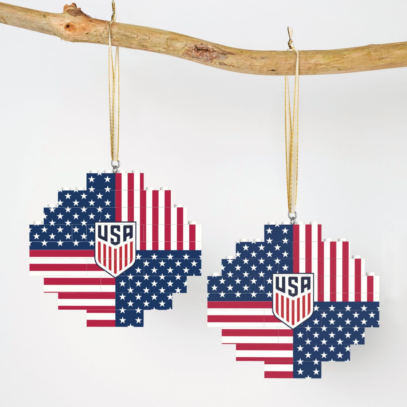 USMNT Building Block Puzzle Ornament BBP2029 - Soccerfana