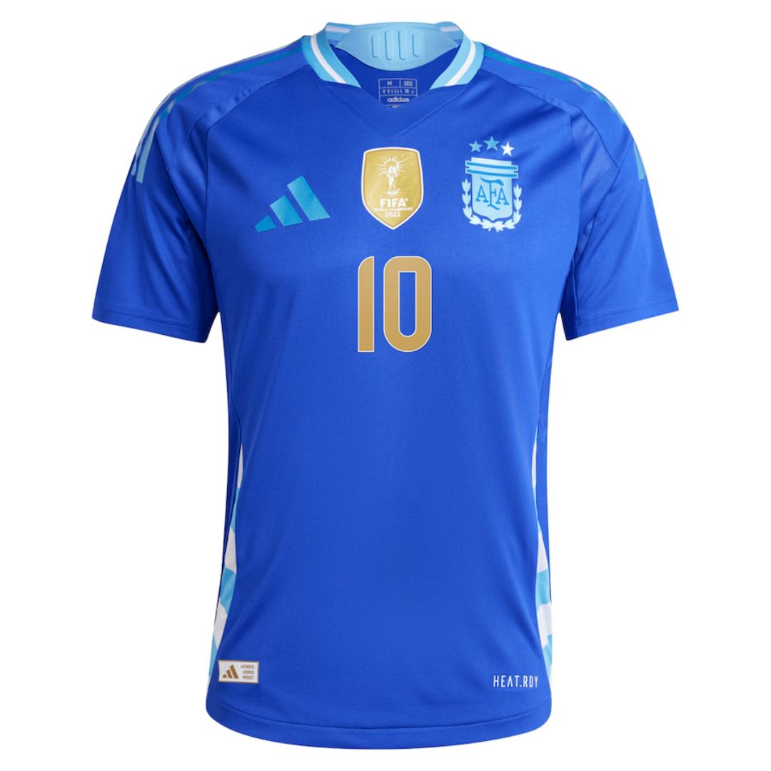 Lionel Messi #10 Argentina Player Version Away Jersey Copa America 2024 - Soccerfana