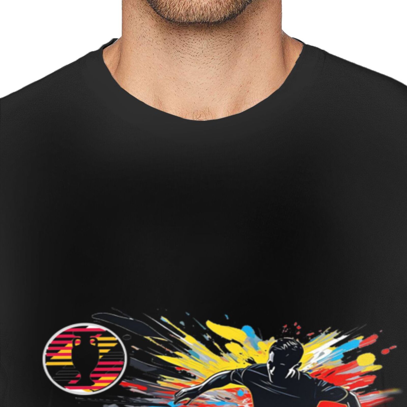 Men's Germany EURO 2024 Basic Short Sleeve T-Shirt BST1748 - Soccerfana