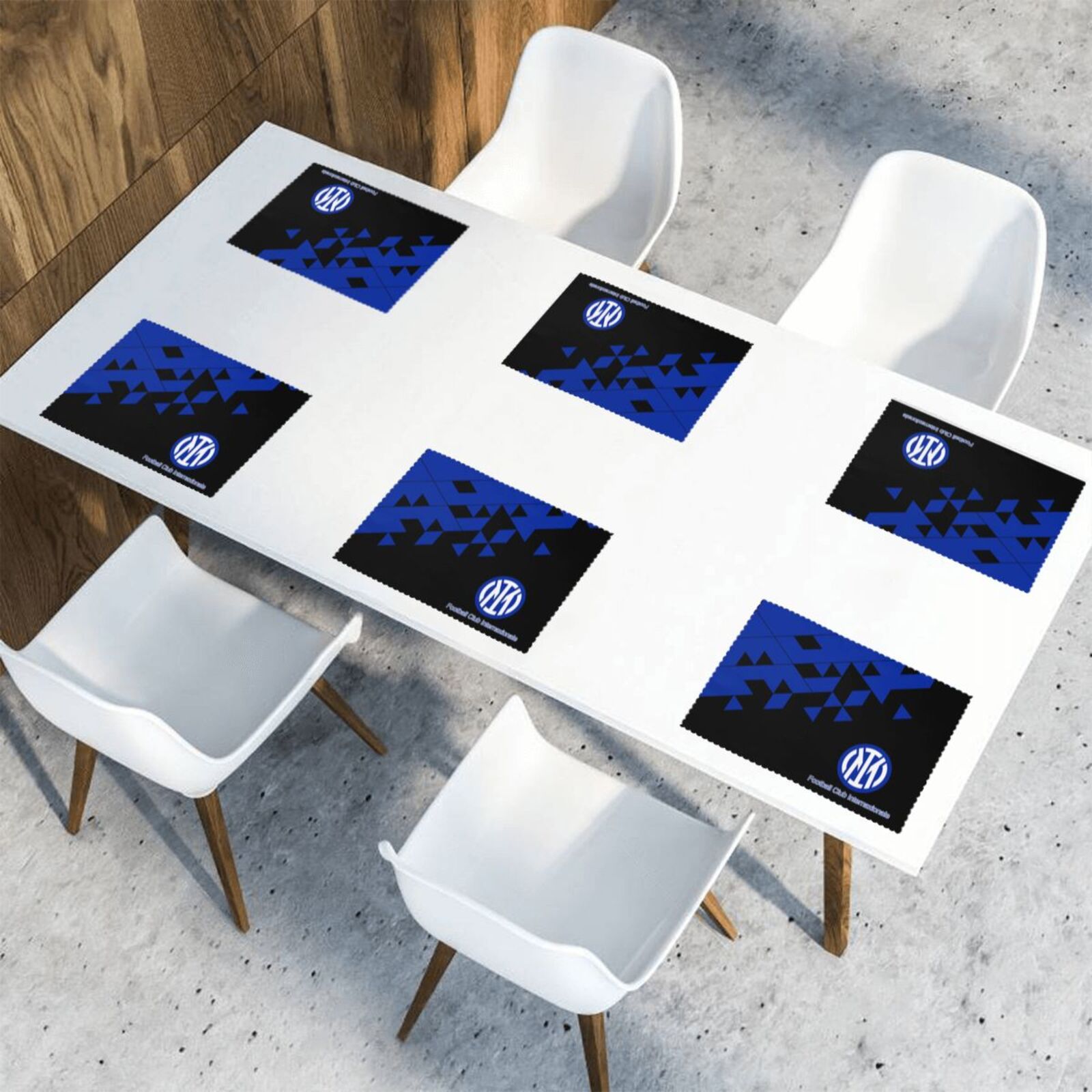 Inter Milan Placemat Set Of 6 PFD2278 - Soccerfana