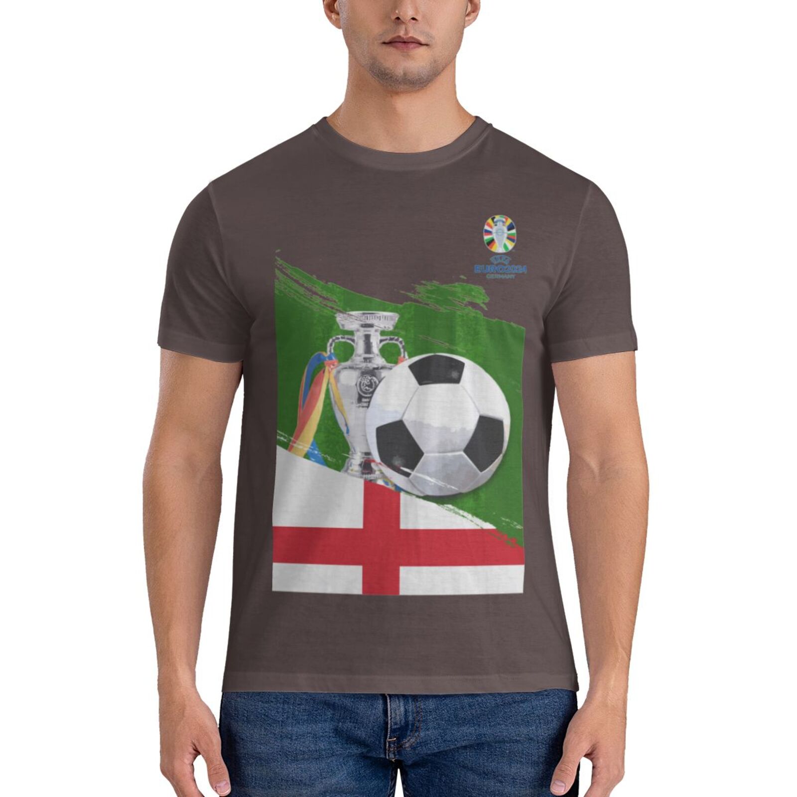 Men's England EURO 2024 Basic Short Sleeve T-Shirt BST1681 - Soccerfana
