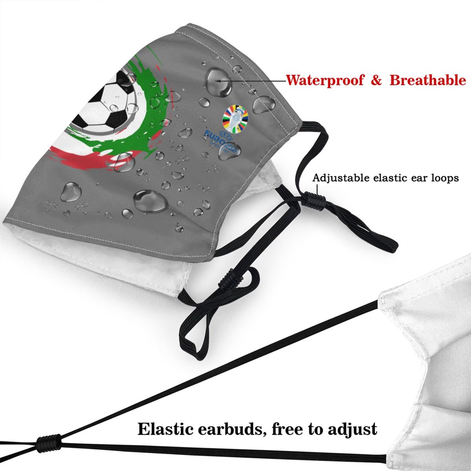 Italy EURO 2024 Adult Dust Mask DMK1695 - Soccerfana