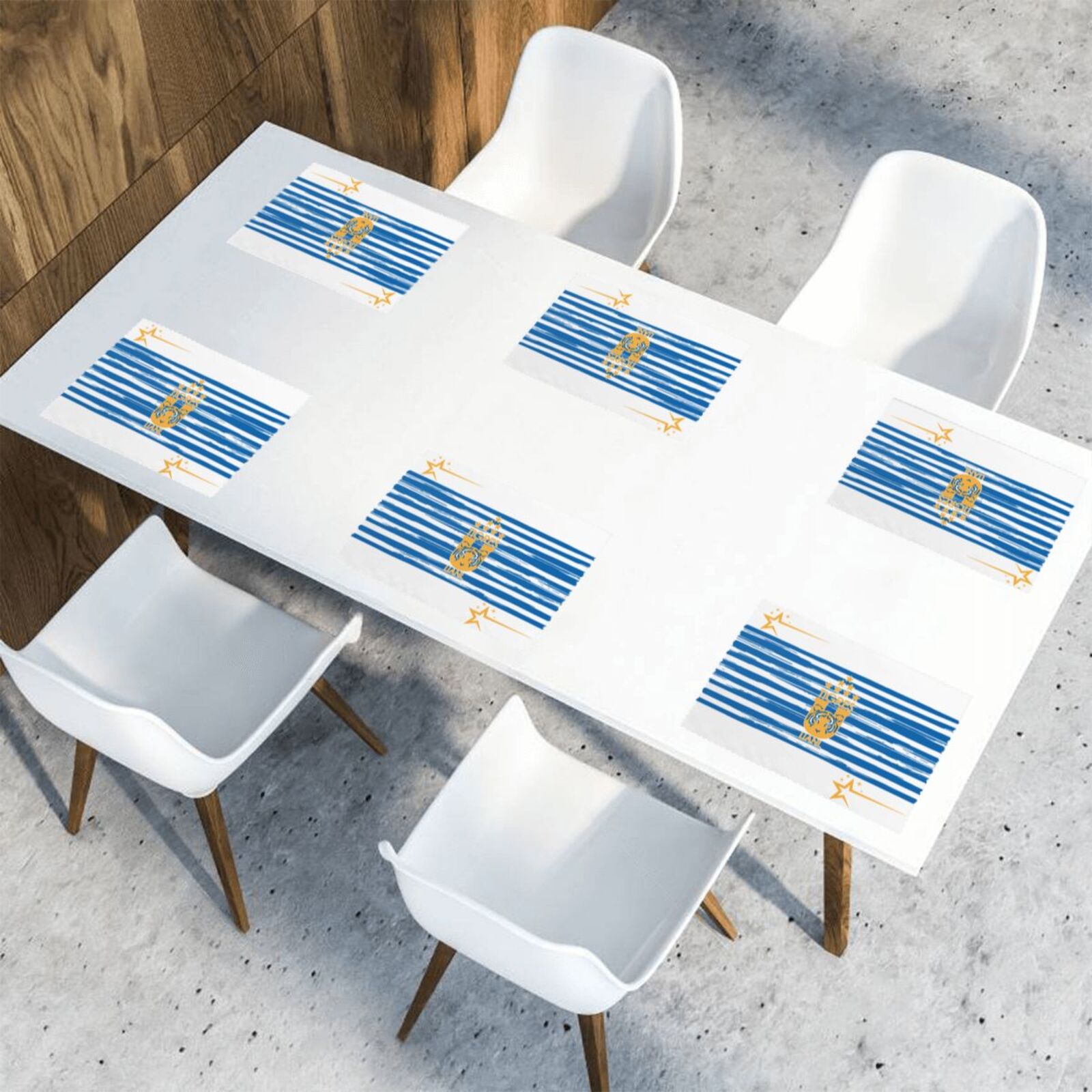 Tigres UANL Placemat Set Of 6 PFD2262 - Soccerfana