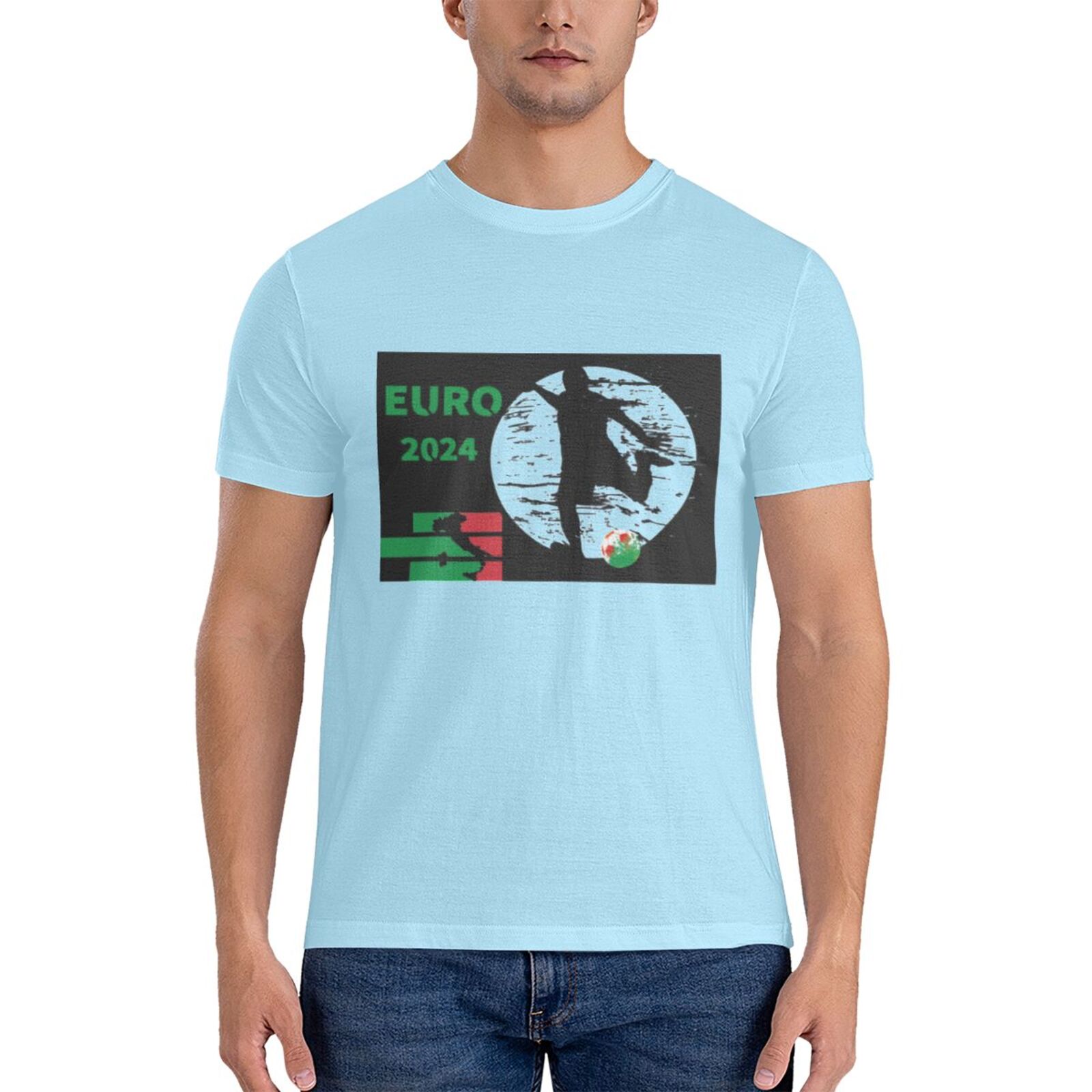 Men's Italy EURO 2024 Basic Short Sleeve T-Shirt BST1751 - Soccerfana