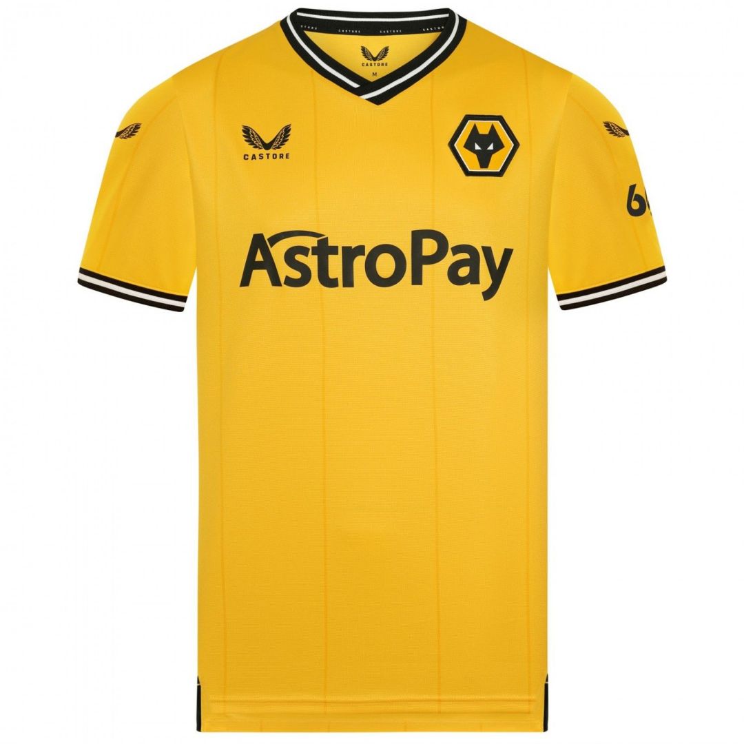 Wolverhampton Wanderers Home Jersey 23/24 - Soccerfana