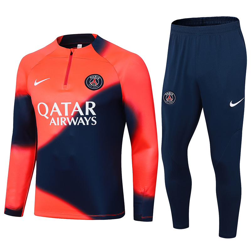 Paris Saint-Germain Long Sleeve Track Suit 23/24 MEN565 - Soccerfana