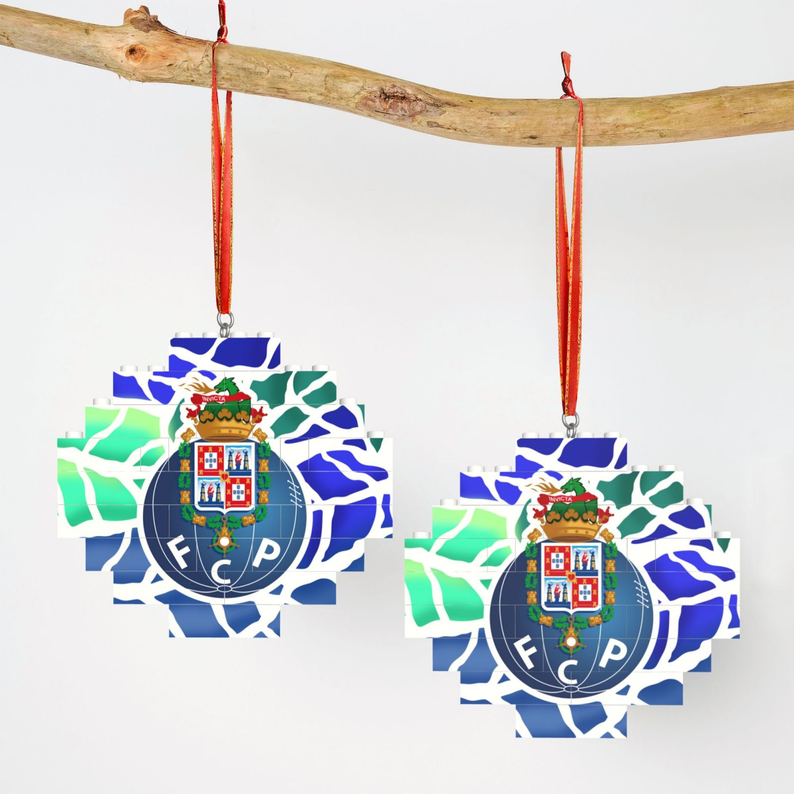 FC Porto Building Block Puzzle Ornament BBP2167 - Soccerfana