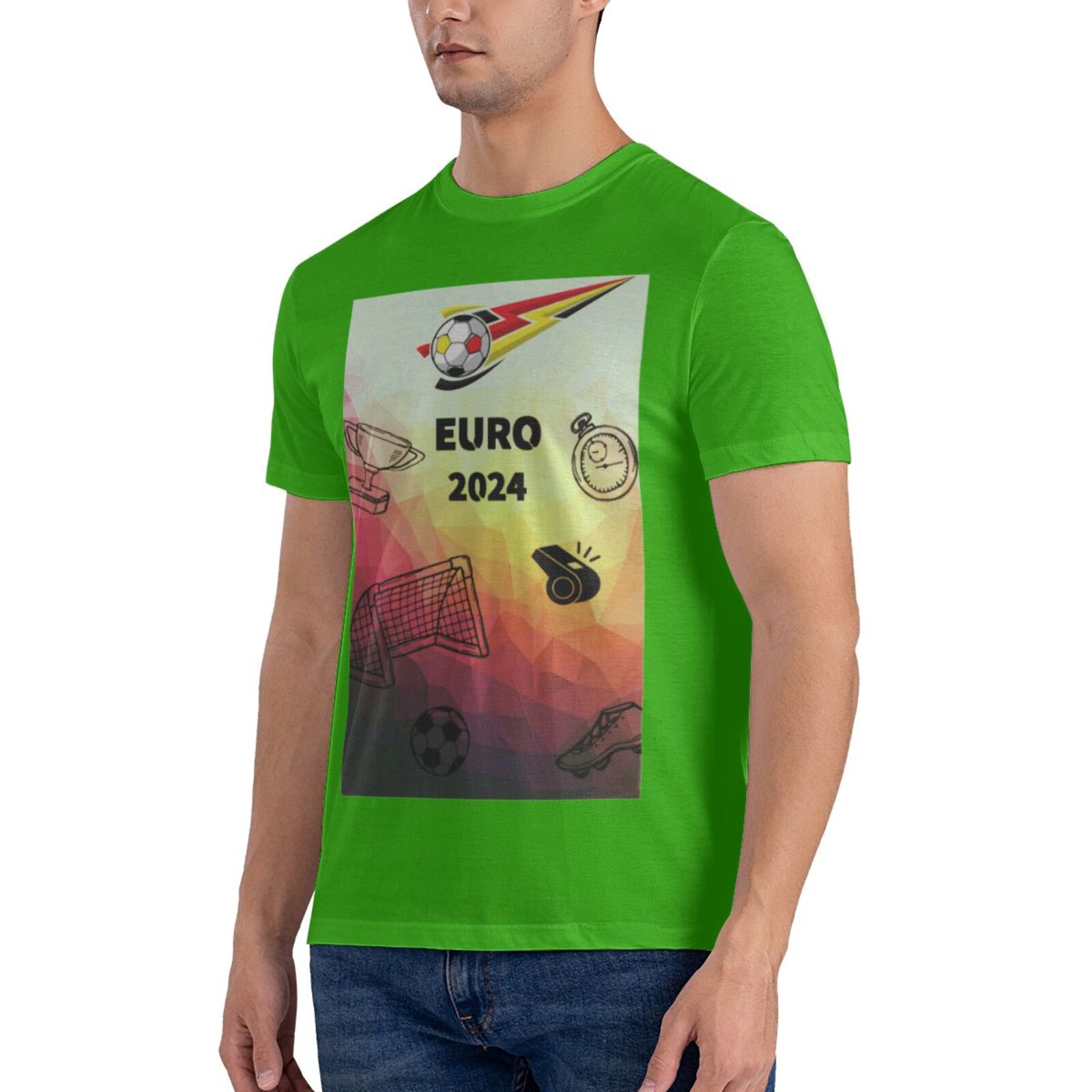 Men's Germany EURO 2024 Basic Short Sleeve T-Shirt BST1771 - Soccerfana