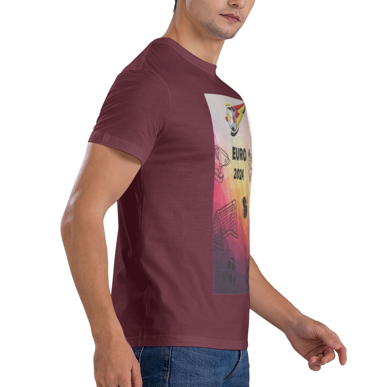 Men's Germany EURO 2024 Basic Short Sleeve T-Shirt BST1771 - Soccerfana