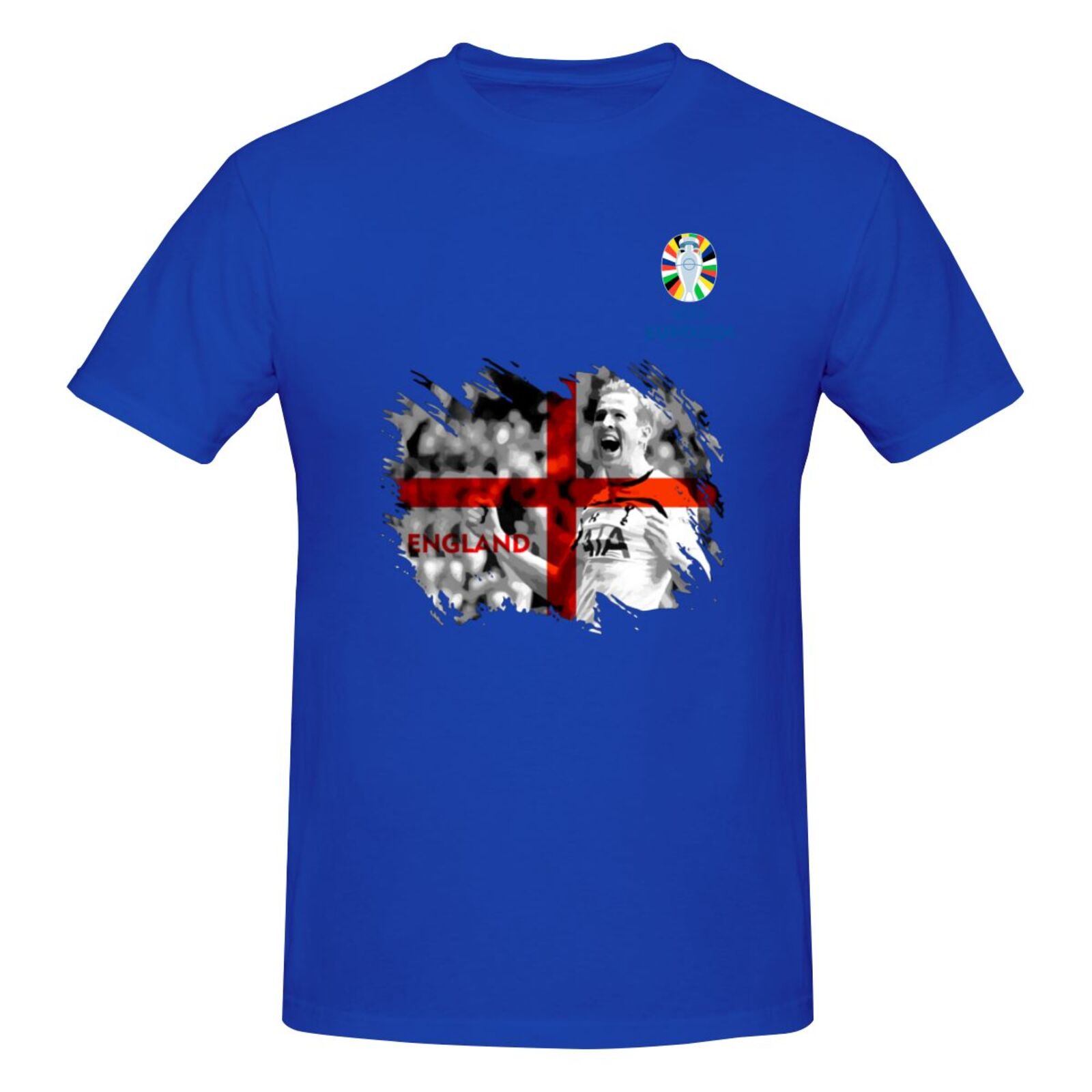 Men's England EURO 2024 Basic Short Sleeve T-Shirt BST1713 - Soccerfana