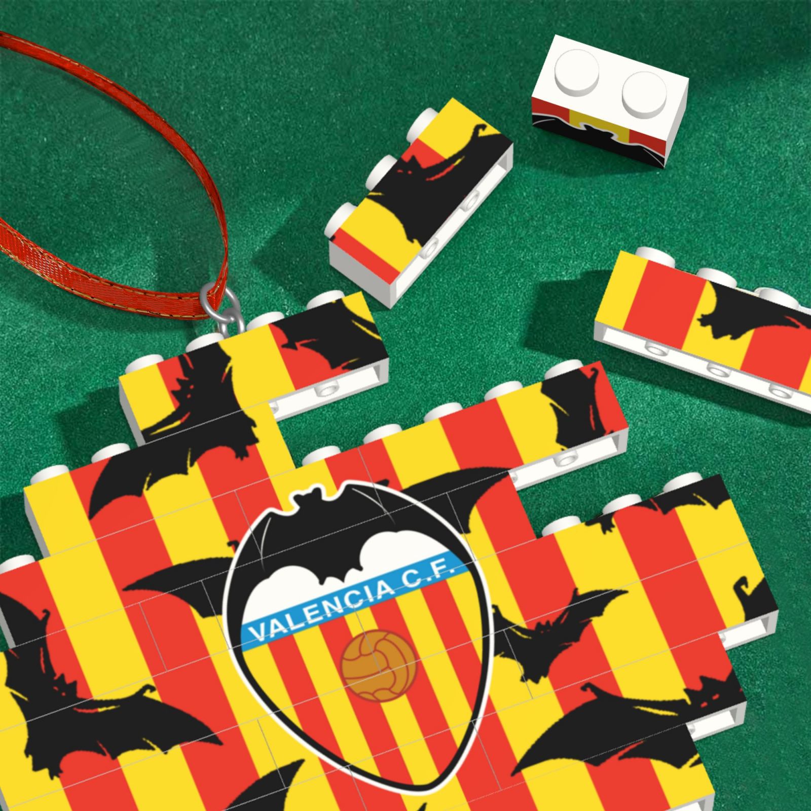 Valencia Building Block Puzzle Ornament BBP2006 - Soccerfana