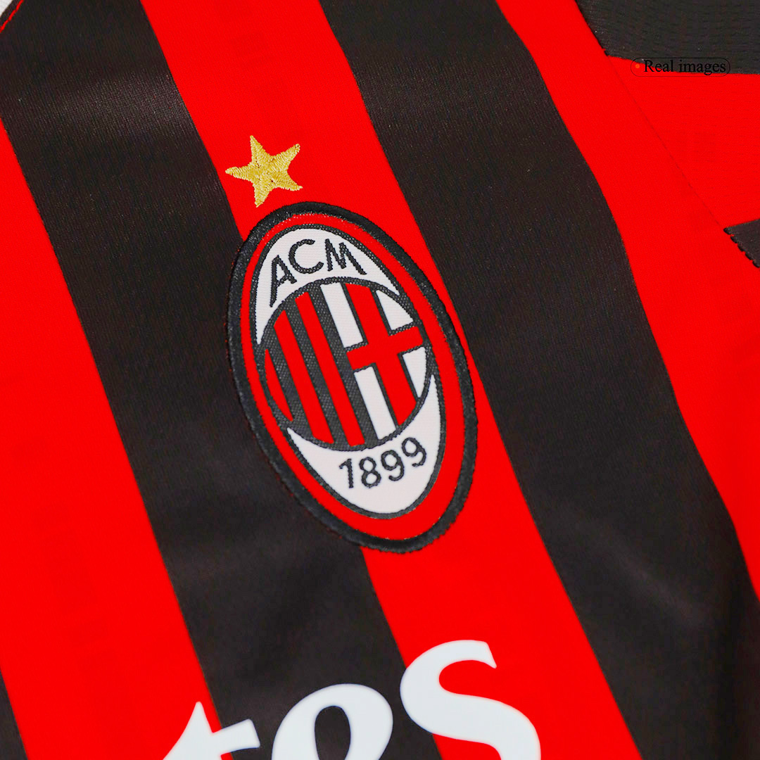 Kid's AC Milan Home Jersey+Shorts 2024/25 - Soccerfana