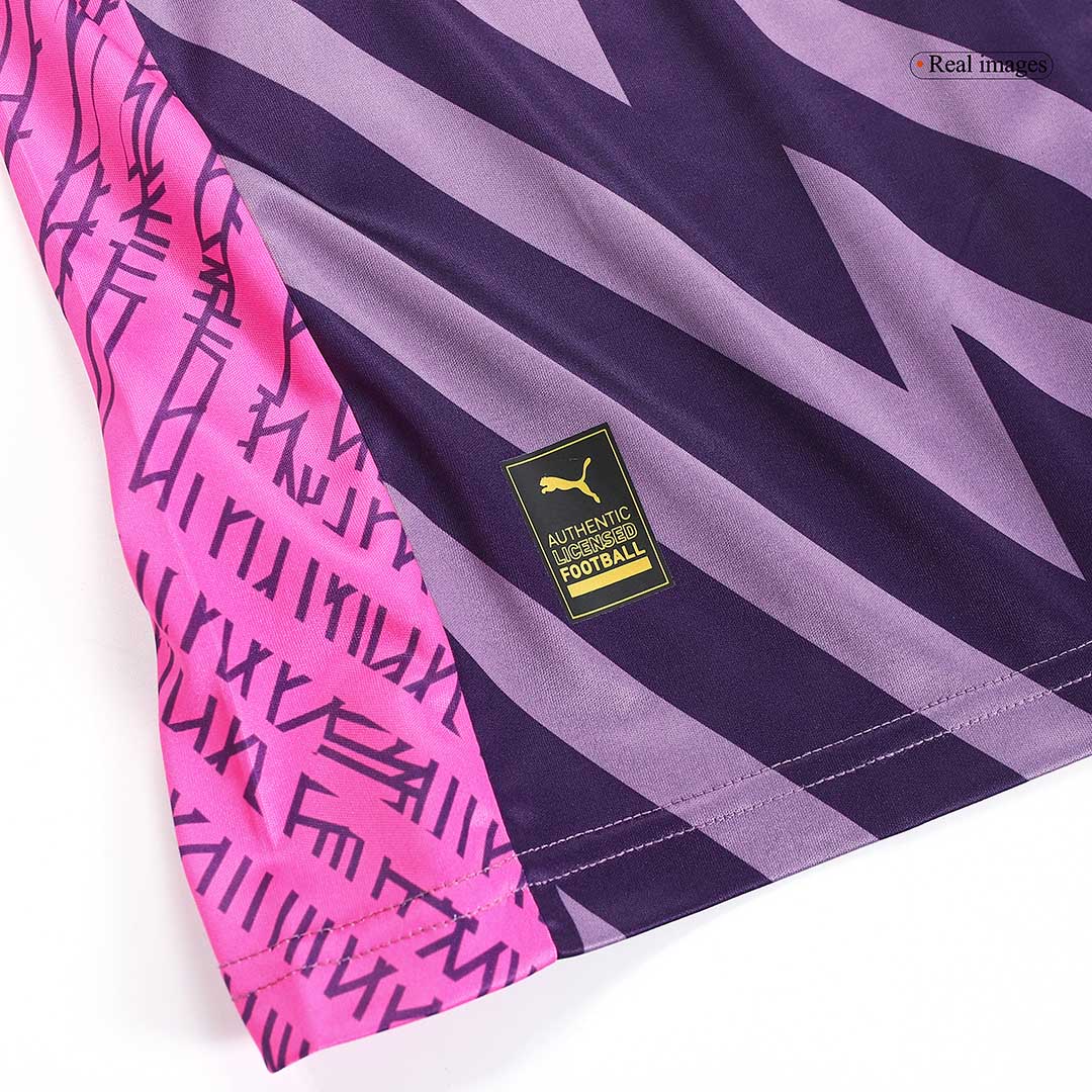 Manchester City Goalkeeper Purple Jersey 23/24 - Soccerfana
