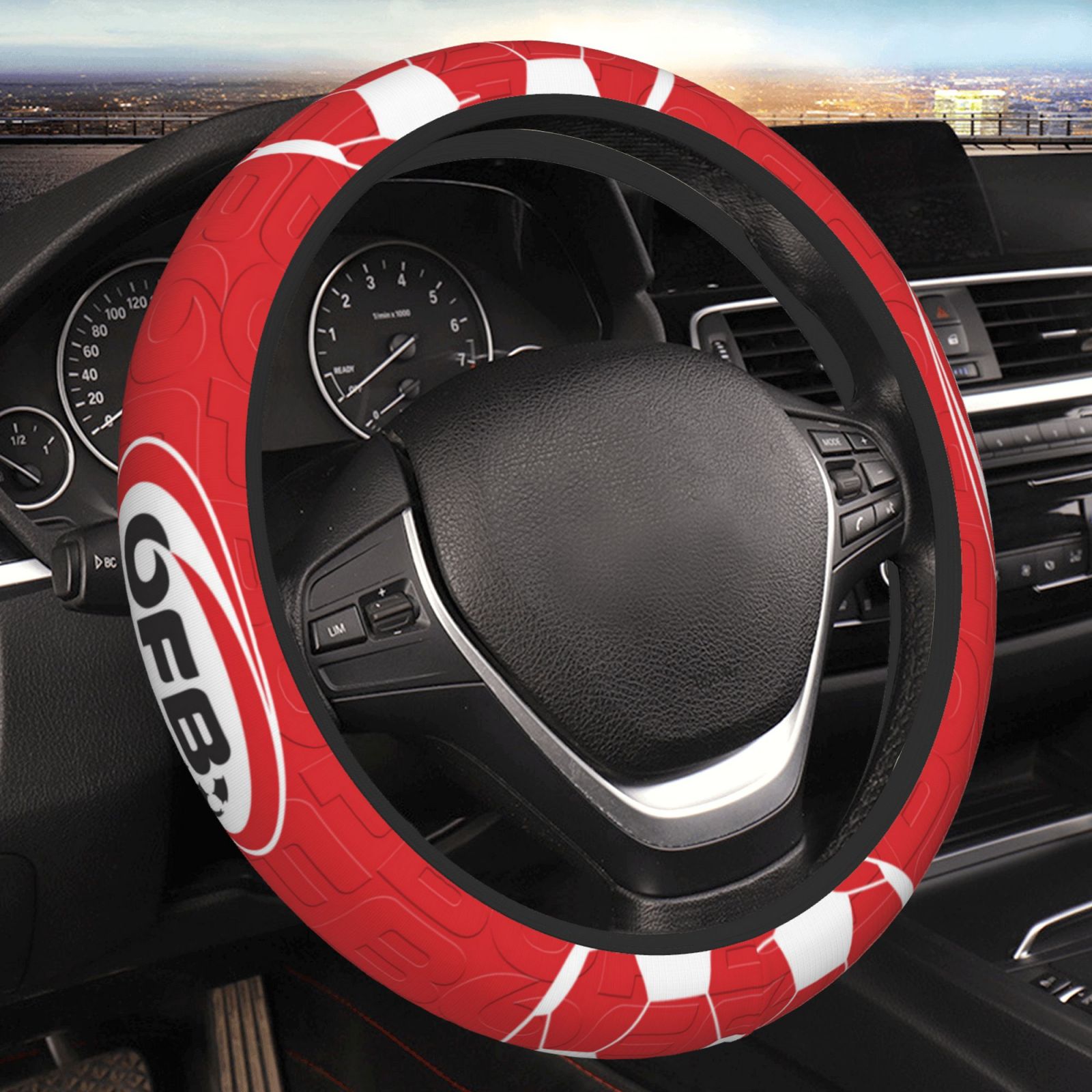 Austria Steering Wheel Cover ESW2380 - Soccerfana
