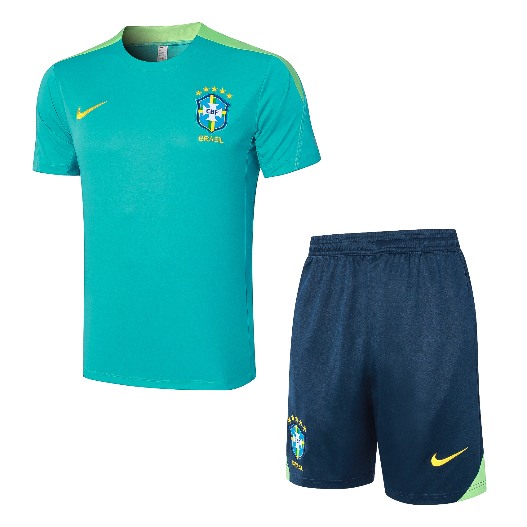 Brazil Short Sleeve Track Suit 2024/25 MEN531 - Soccerfana