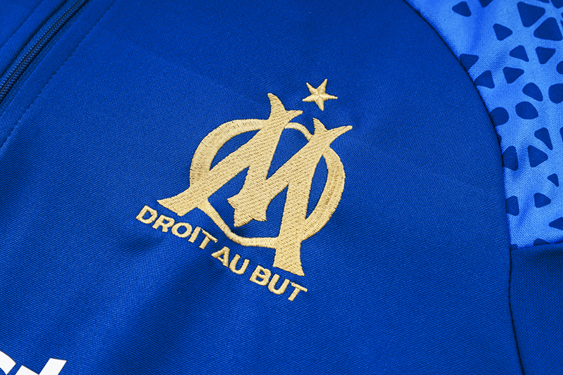 Olympique Marseille Long Sleeve Track Suit 23/24 MEN571 - Soccerfana
