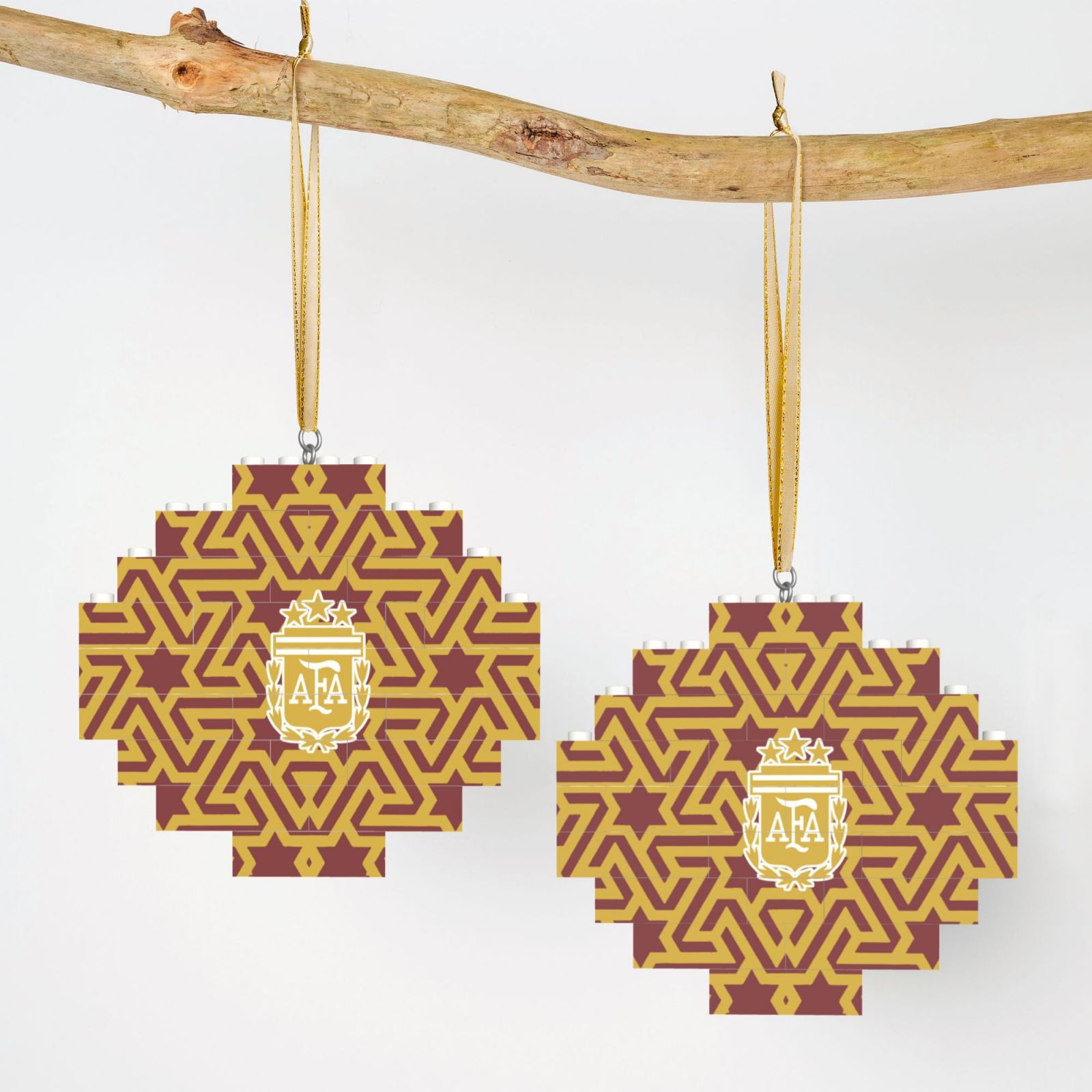 Argentina Building Block Puzzle Ornament BBP2005 - Soccerfana