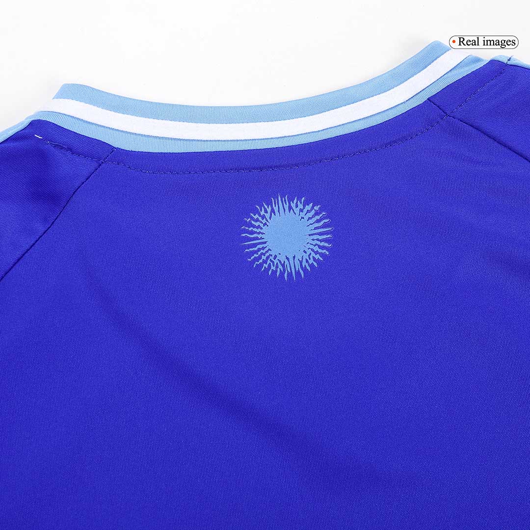 Kid's Argentina Away Jersey+Shorts Copa America 2024 - Soccerfana