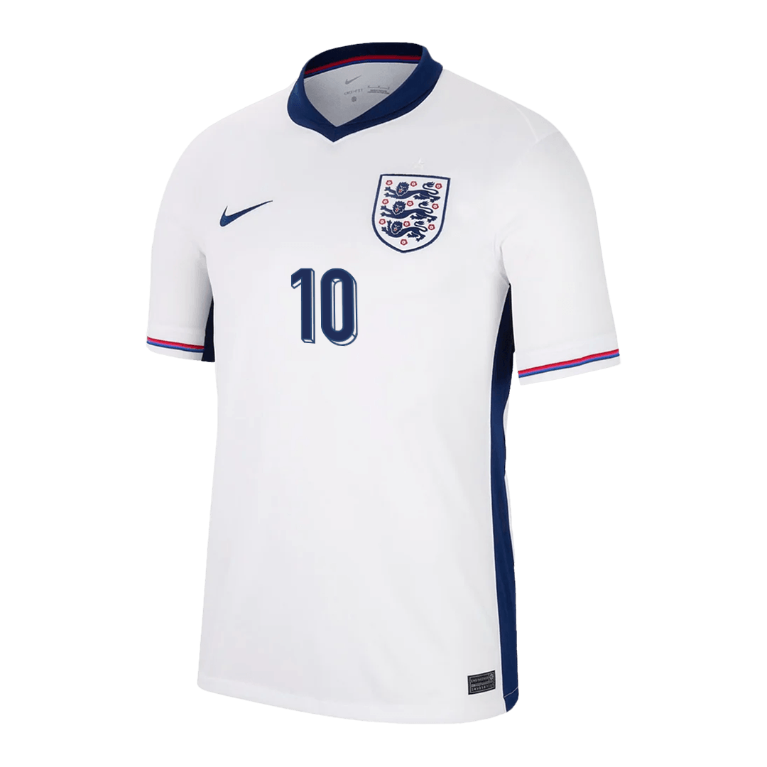 Jude Bellingham #10 England Home Jersey EURO 2024 - Soccerfana