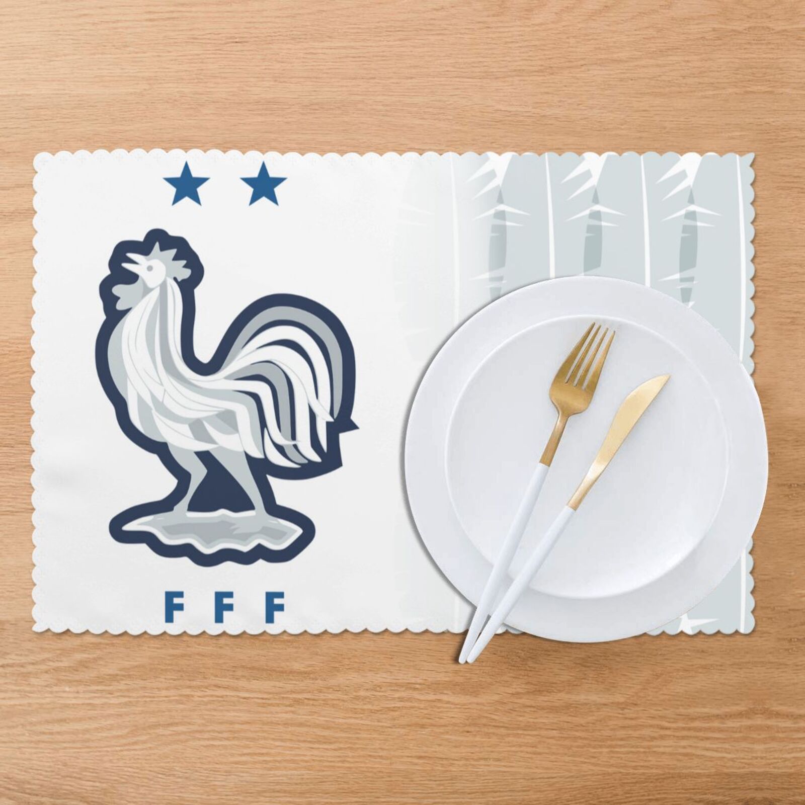 France Placemat Set Of 6 PFD2076 - Soccerfana