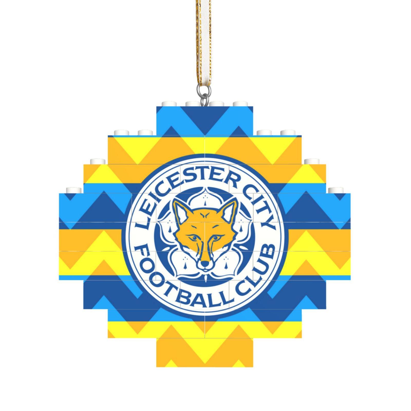 Leicester City Building Block Puzzle Ornament BBP2111 - Soccerfana