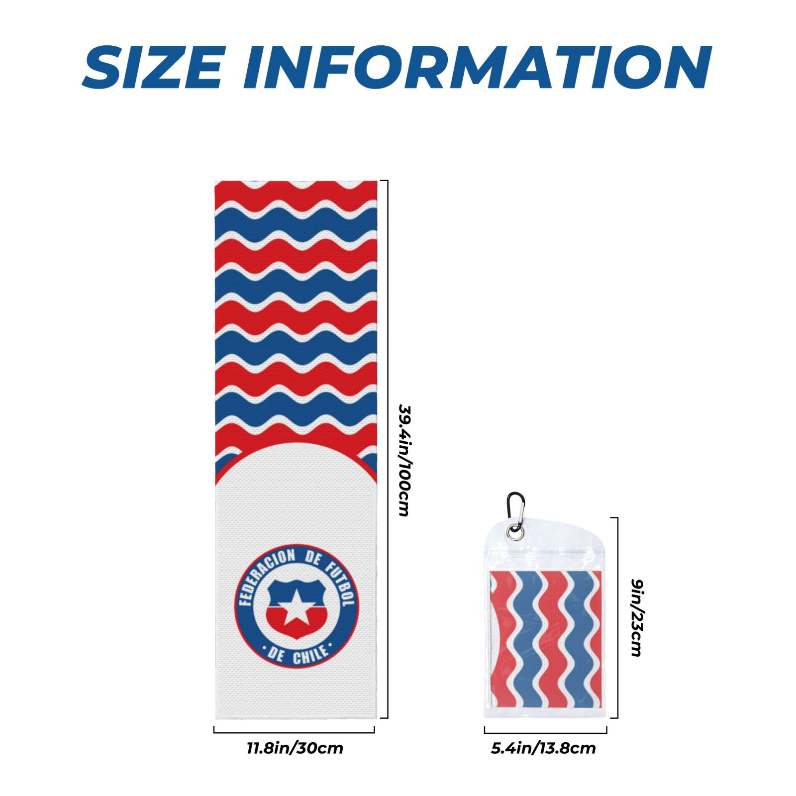 Chile Sports Towel CET2165 - Soccerfana